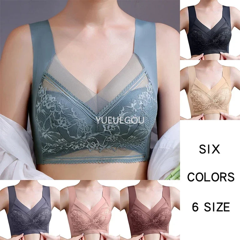 3PCS Plus Size Push-Up Bralette | 5cm Natural Lift Comfort