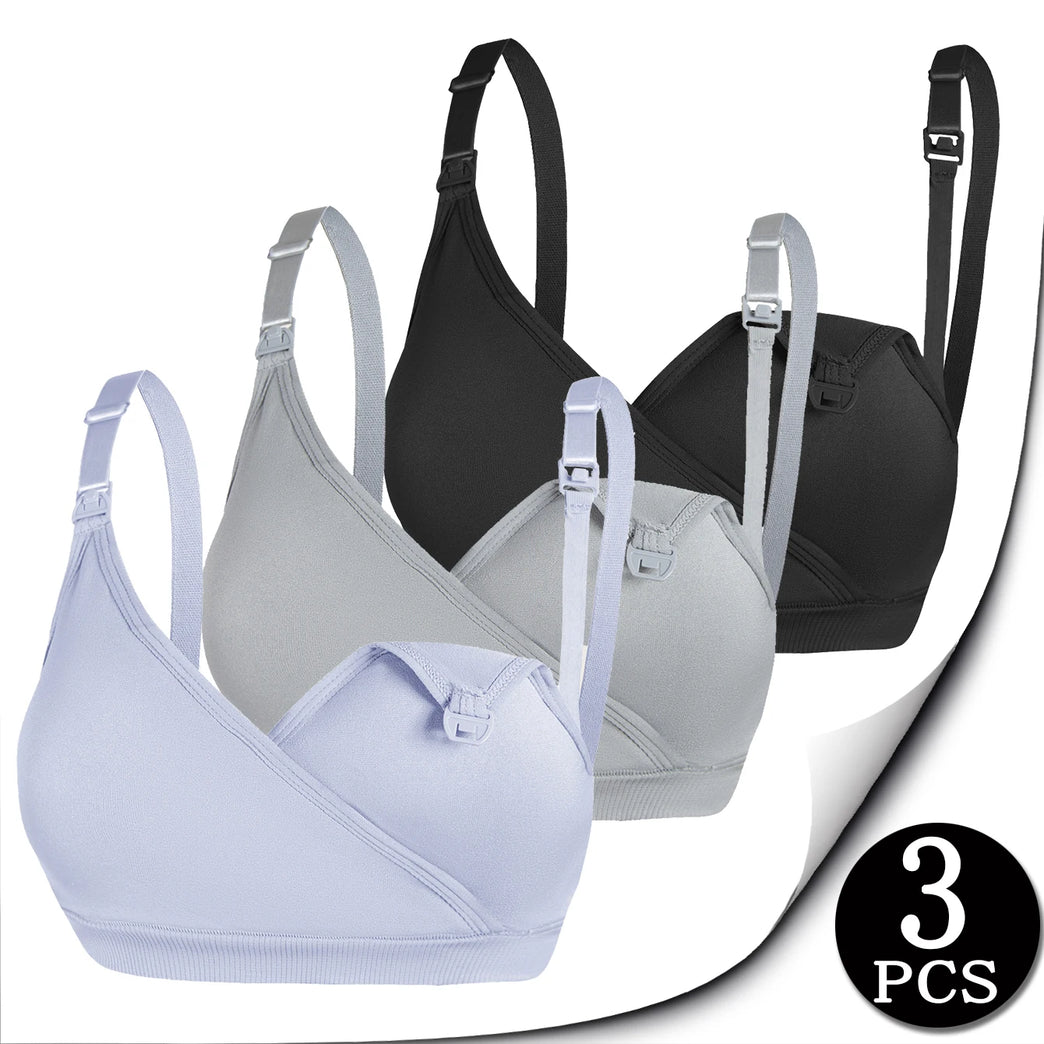 Seamless Nursing Bra – 360° Wireless Maternity Support