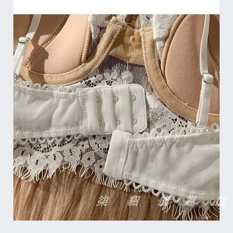 Lace Push-Up Underwire Bra | Summer Thin Full-Cup Lingerie