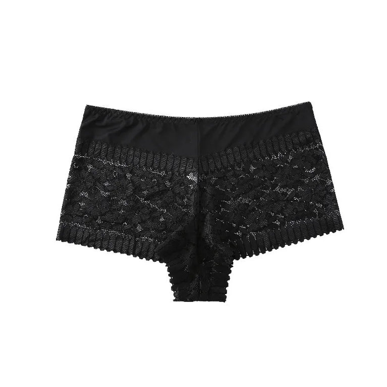High-Waist Lace Briefs | Hollow Print Summer Shapewear