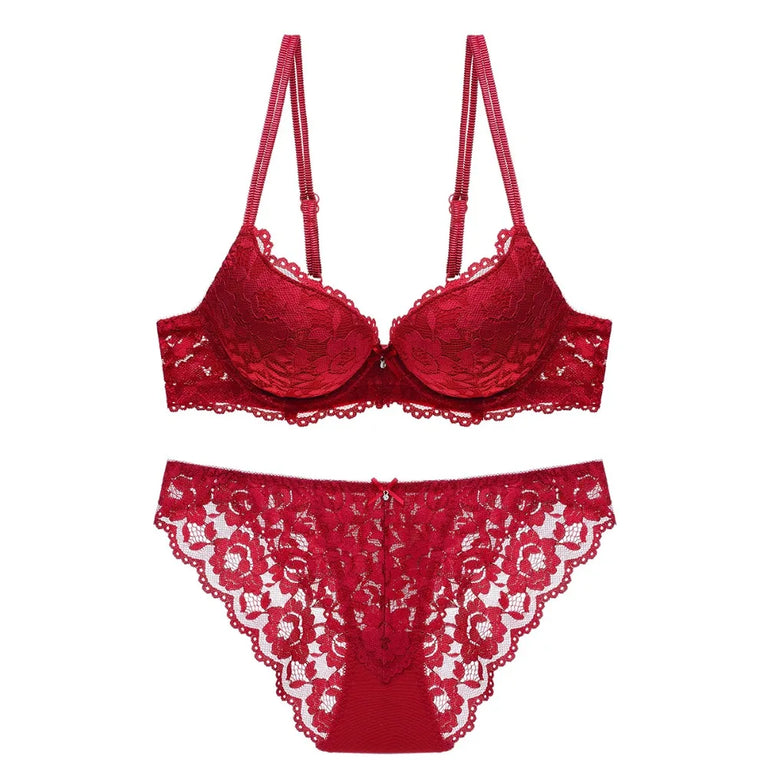 Seamless Wire-Free Bra & Brief Set – Everyday Comfort Lingerie
