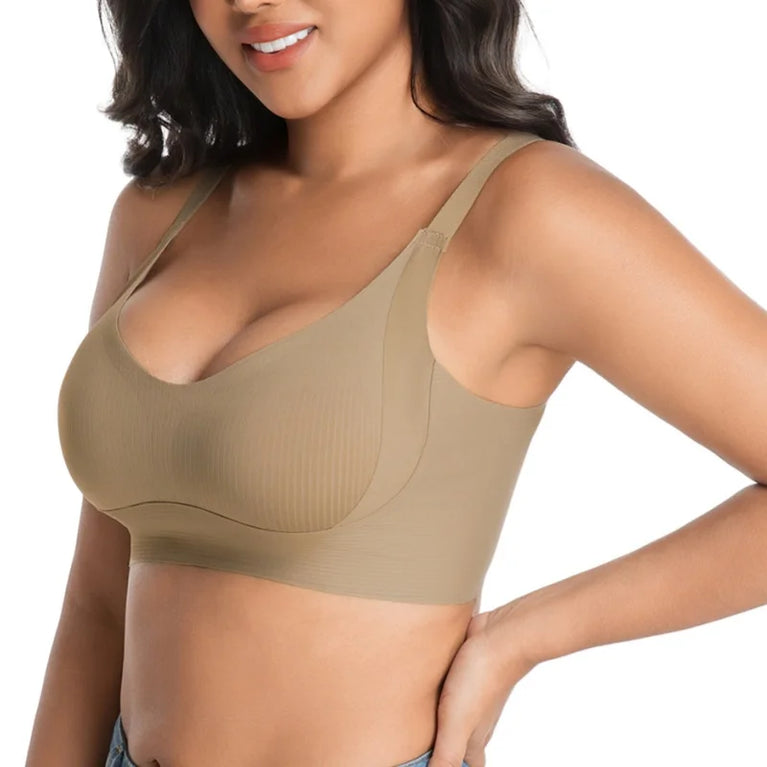 Seamless Push-Up Bra – High-Support Wireless Foundation