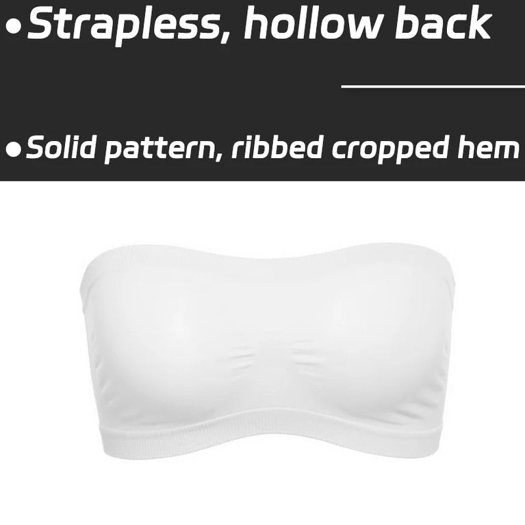 Seamless Mesh Strapless Bra | Sweatproof Summer Crop Top