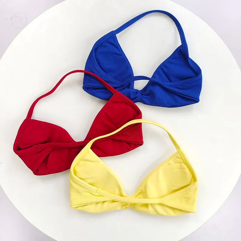 Sexy Halter-Neck Sports Bra | Shockproof Padded Yoga Top