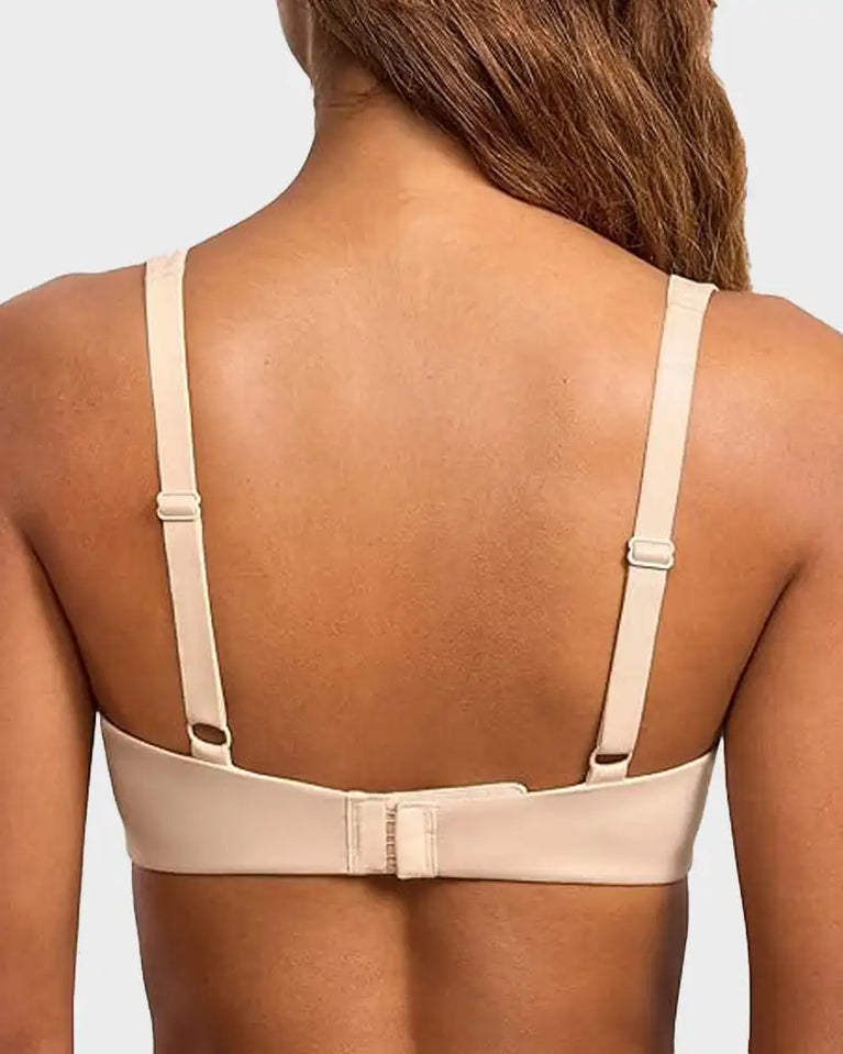 Full Support Seamless Balconette Bra | Unlined Invisible Duo