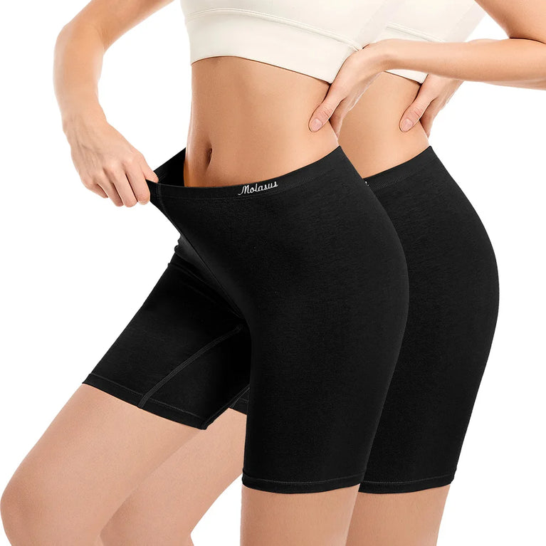 High-Waist Cotton Boxer Briefs | Premium Anti-Chafing Underwear