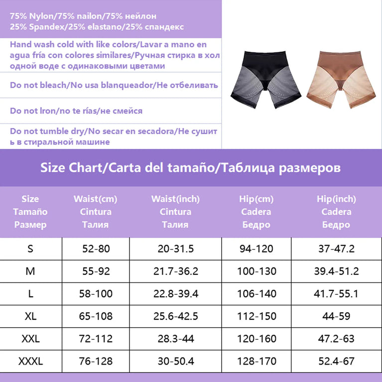 Women's Seamless Safety Shorts – High-Waist Anti-Friction Mesh Panties