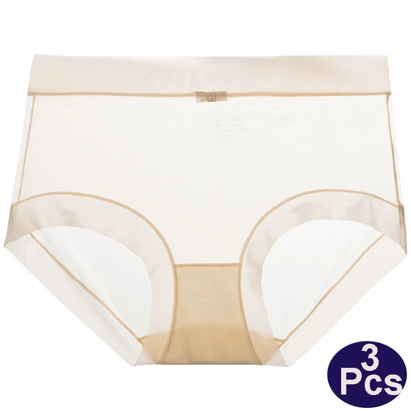 3pc Ice Silk Briefs | Seamless Quick-Dry Cool Comfort Set