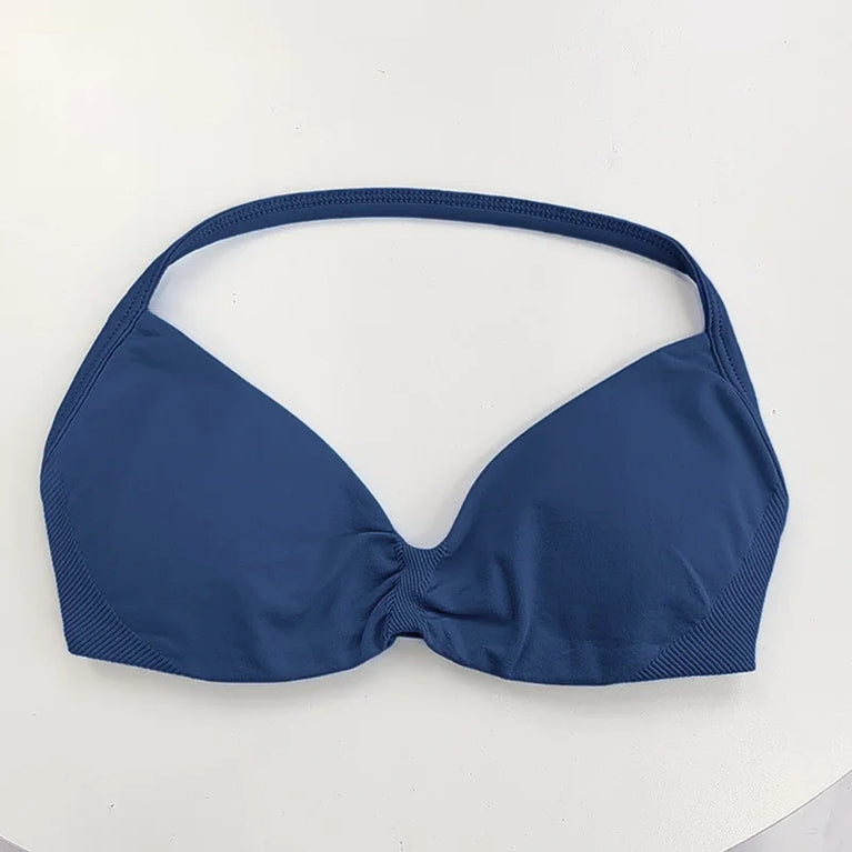 Sexy Halter-Neck Sports Bra | Shockproof Padded Yoga Top