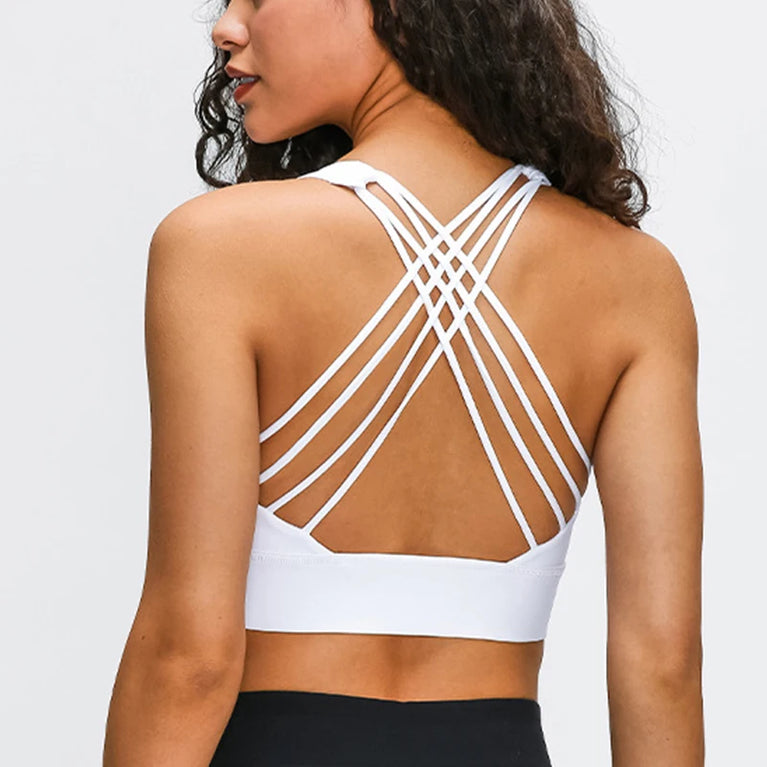 Seamless Performance Sports Bra – Breathable Fitness Support