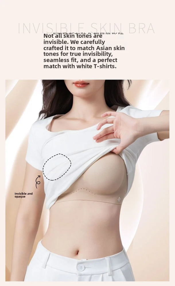 Ice Silk Seamless Bra | Cool-Touch Backless Soft Support