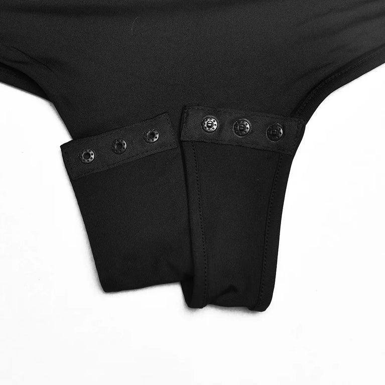 Long Sleeve Square Neck Bodysuit | Streetwear Bodycon Basic
