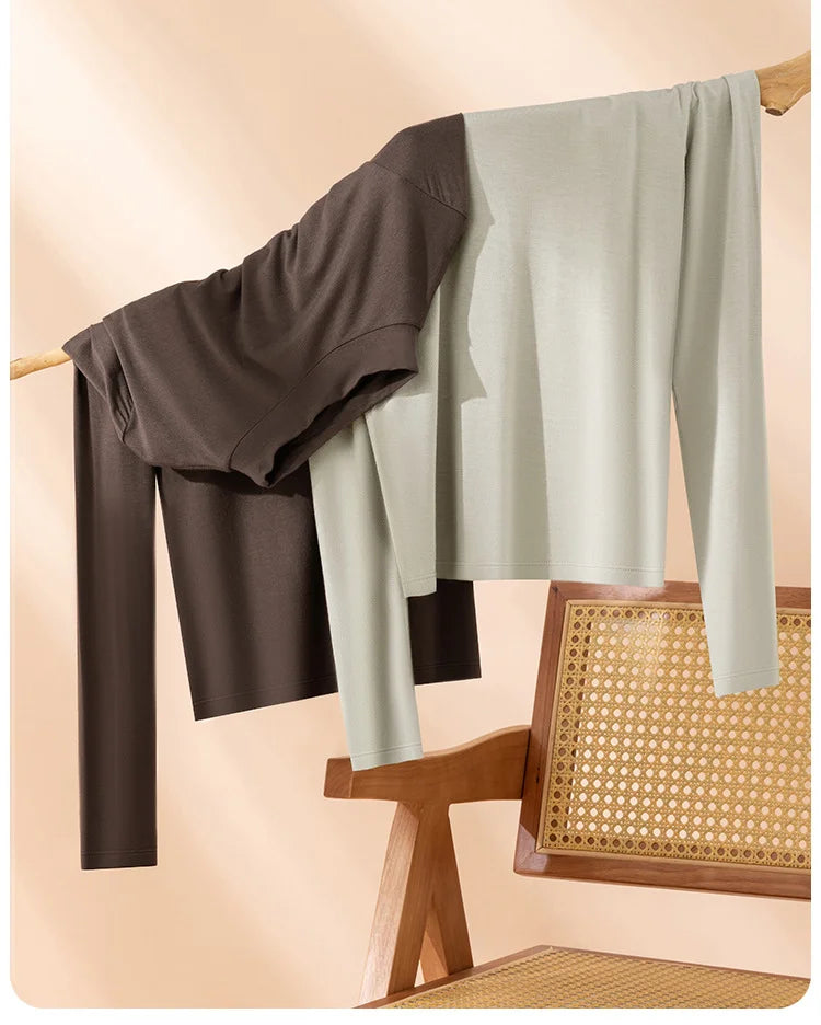 Women’s Half-High Collar Thermal Top | Silky Viscose Base Layer