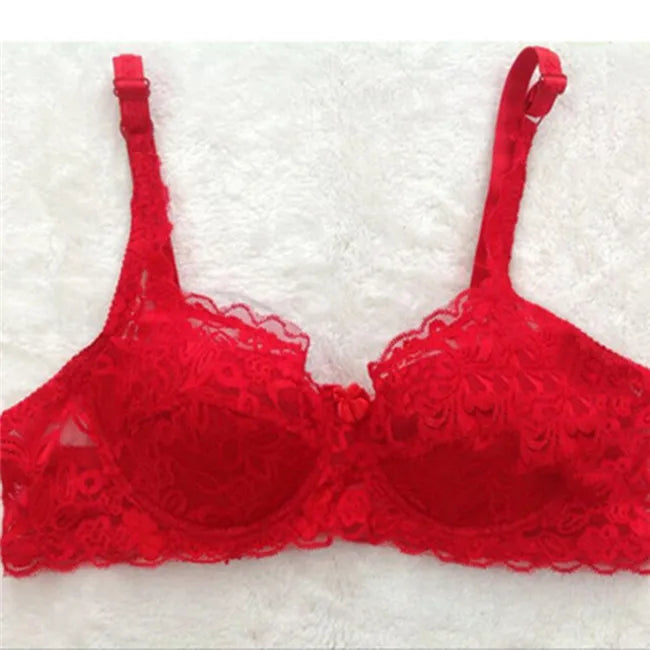 Lace Summer Push-Up Bra | Breathable Full-Coverage Lingerie