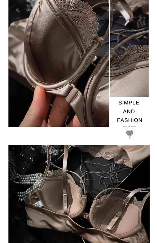 Front-Button Push-Up Set | Anti-Sagging Summer Lingerie