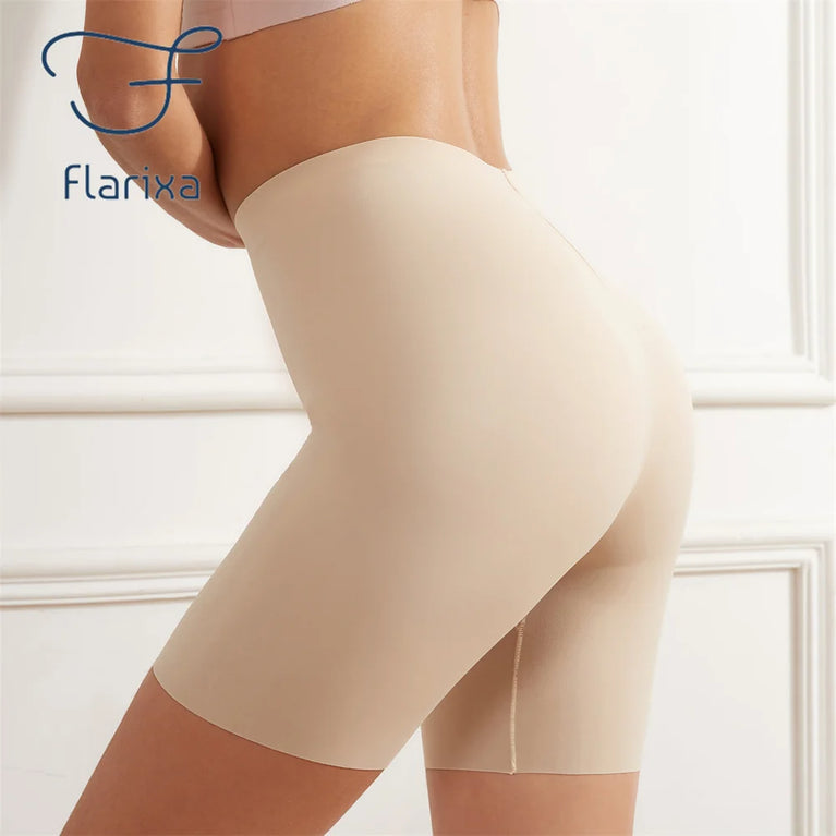 Flarixa Seamless Long-Leg Briefs | Anti-Chafing Tummy Control