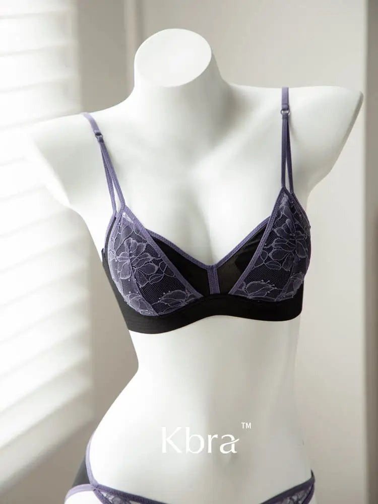Lace Triangle Bralette Set | Sexy Wire-Free Summer Lingerie