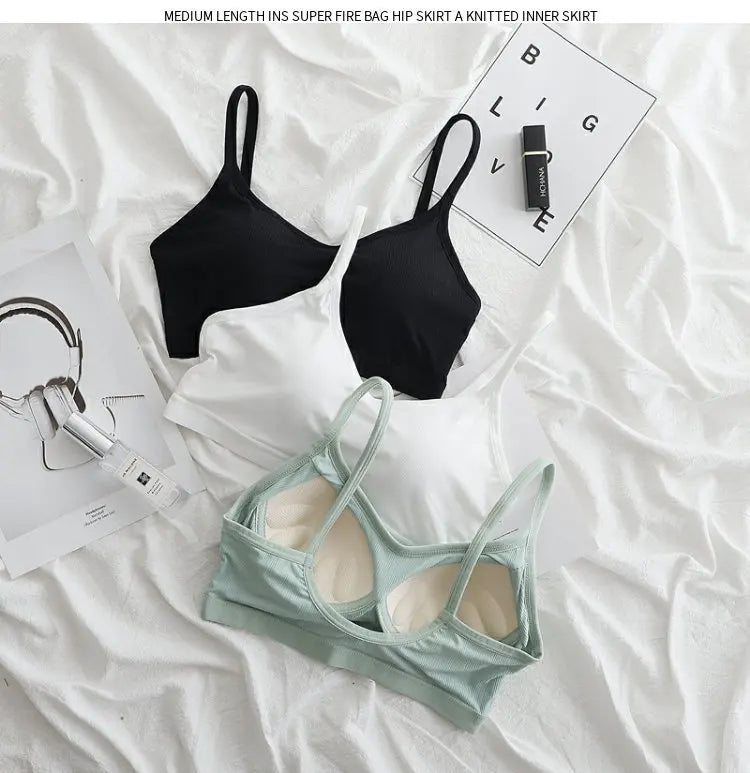 Ice Silk Seamless U-Shape Bra | Breathable Summer Sport Vest