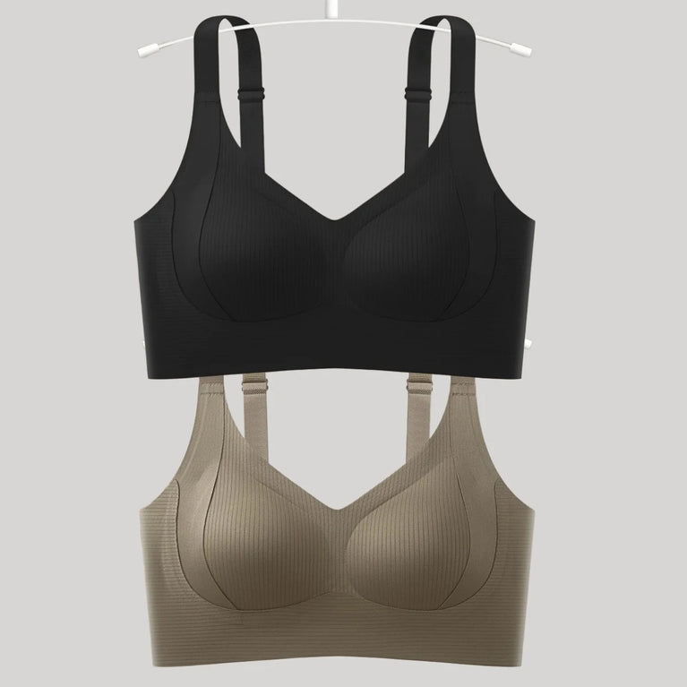 Seamless Push-Up Bra – High-Support Wireless Foundation