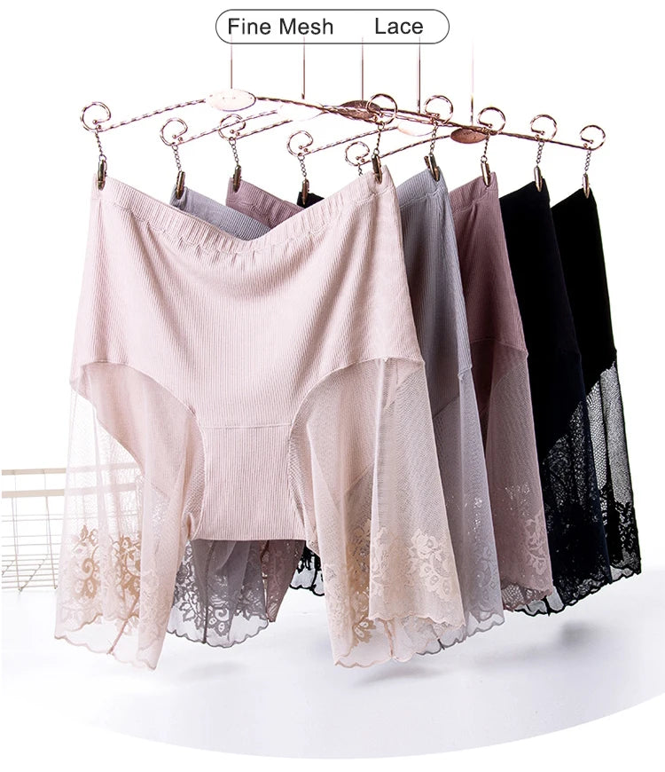 Lace Safety Shorts | Plus-Size Anti-Chafing Underwear