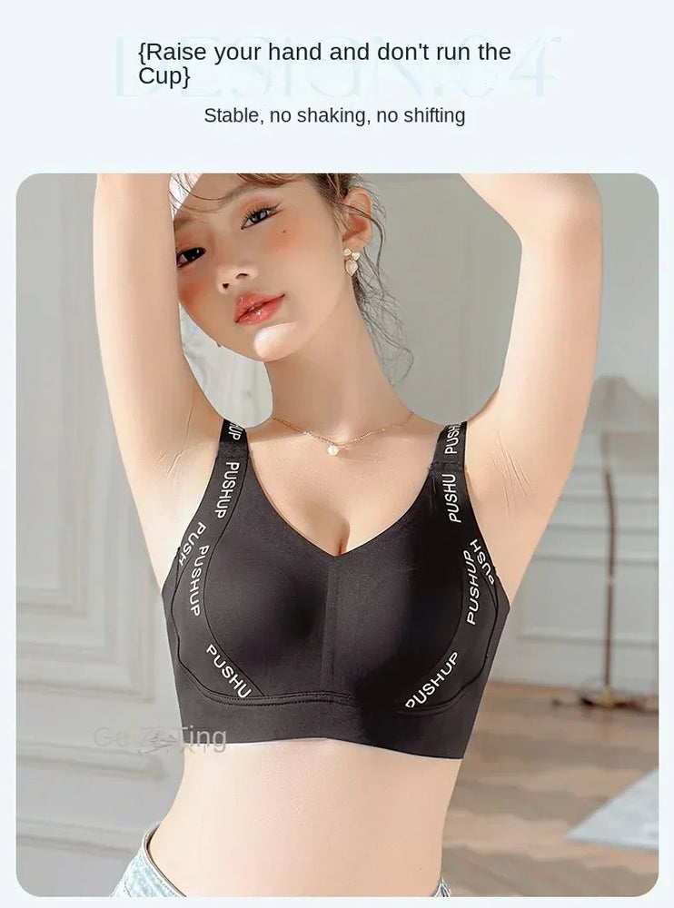 Seamless Wire-Free Minimizer Bra – Sleek Commute Comfort