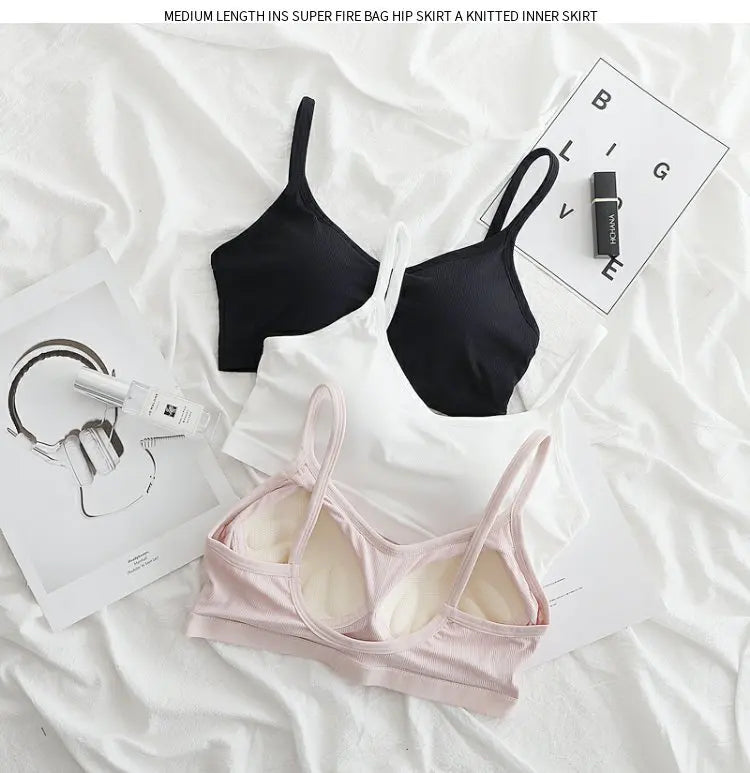 Seamless U-Shape Comfort Bra – Wire-Free Support for Young Women