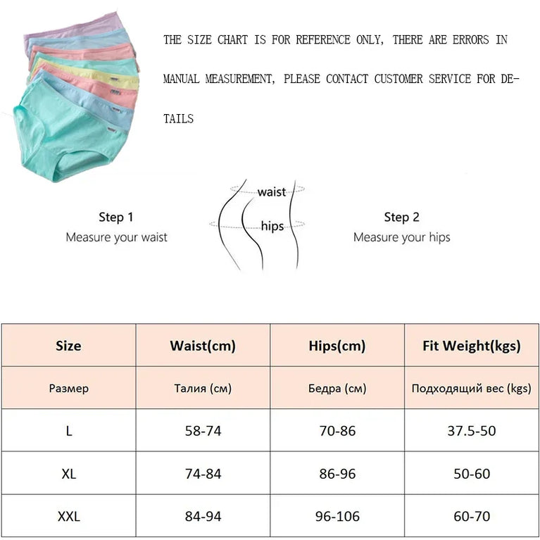 3pc Mid-Rise Cotton Briefs | Breathable Plus Size Comfort Set