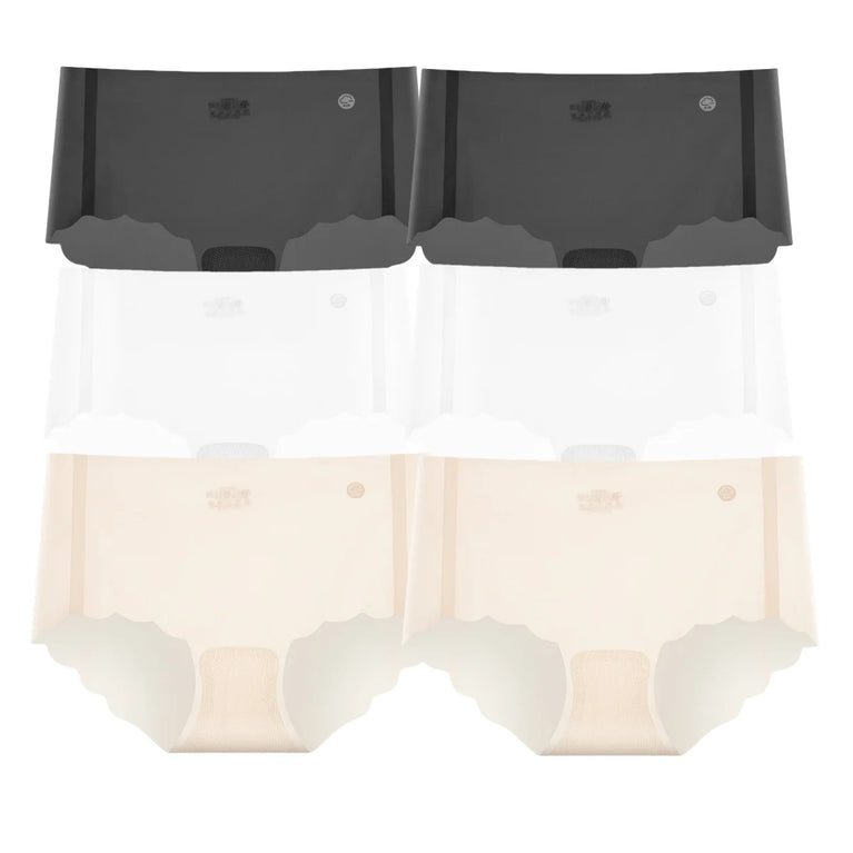 Seamless Quick-Drying Briefs (6-Pack) – Low-Rise Invisible Summer Underwear