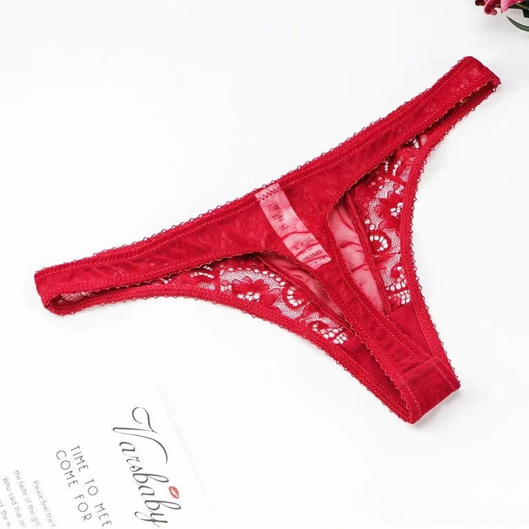 Seamless Floral Lace 4-Piece Lingerie Set – Sexy Underwire Bra & Robe
