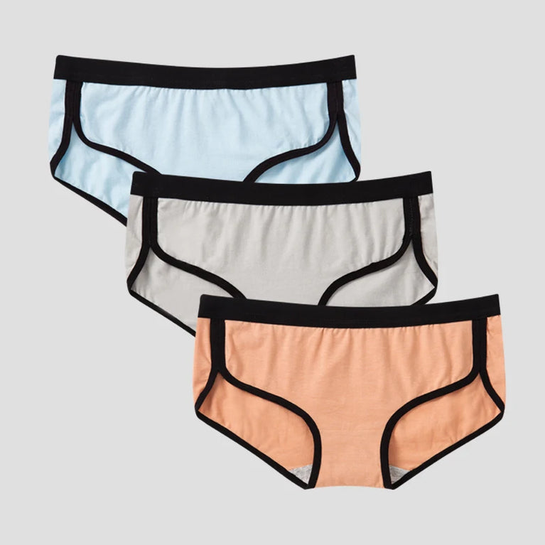 3pc Cotton Sport Briefs | Breathable Low-Rise Set