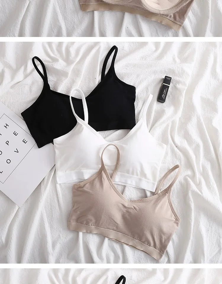 Pure Cotton Wireless Seamless Bra – Lightweight Everyday Comfort