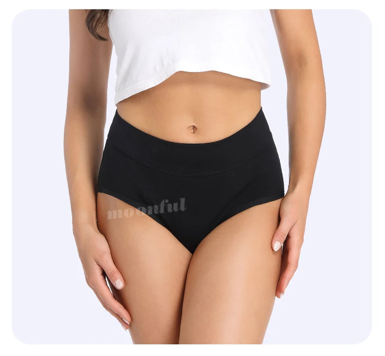 High-Waist Super Absorbent Period Underwear – Heavy-Overnight Protection