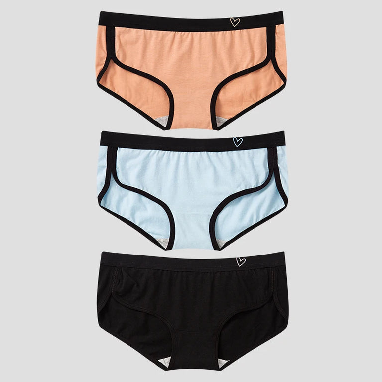 3pc Cotton Sport Briefs | Breathable Low-Rise Set