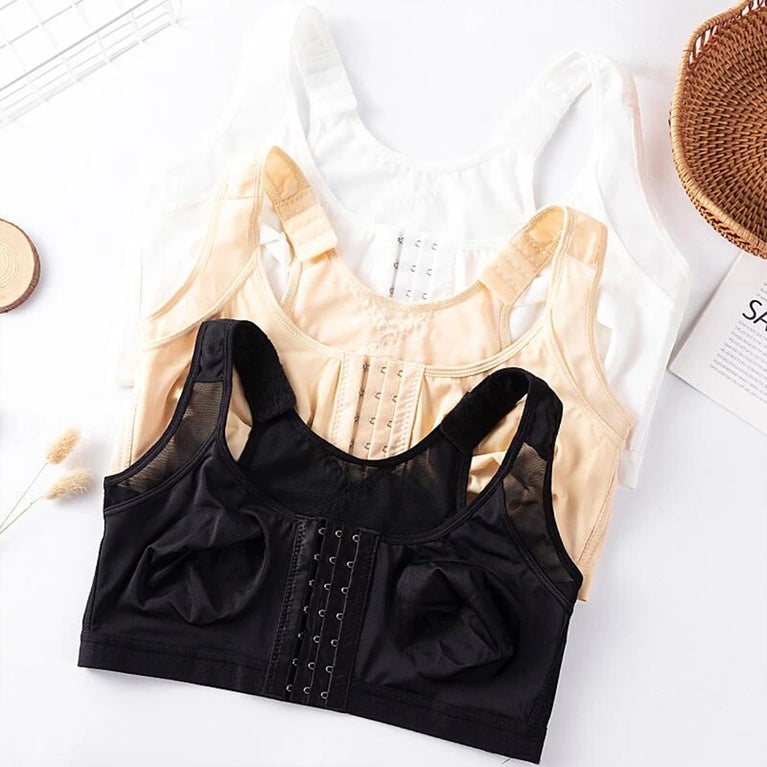 Front-Closure Compression Bra | Wireless Post-Op Fit