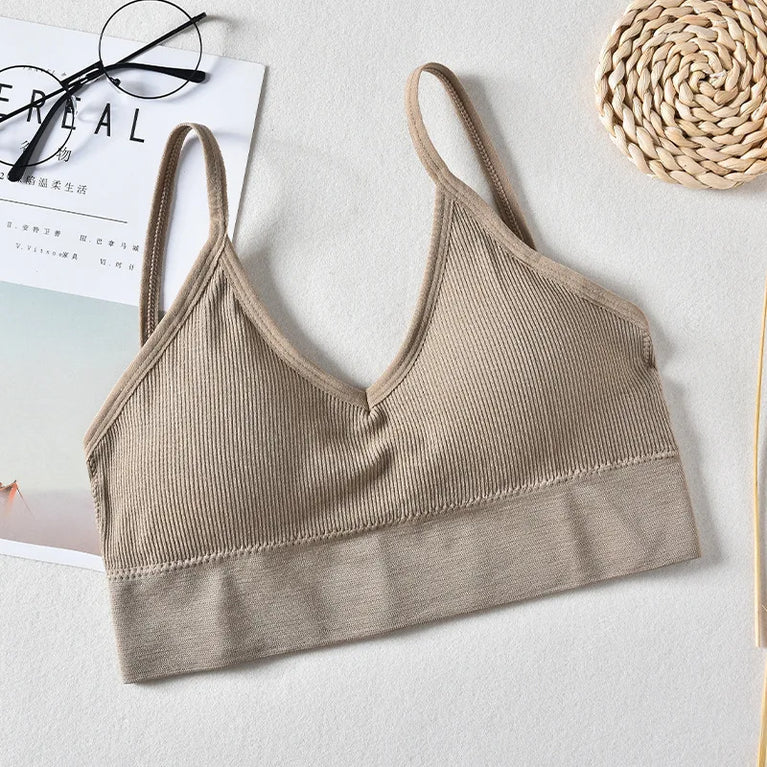 Seamless Push-Up Bralette – Wireless "Beautiful Back" Comfort