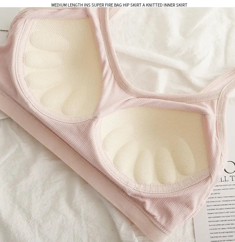 Seamless U-Shape Comfort Bra – Wire-Free Support for Young Women