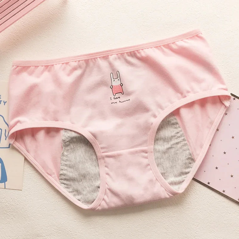 Teen Period Briefs | Leakproof Cartoon Panties