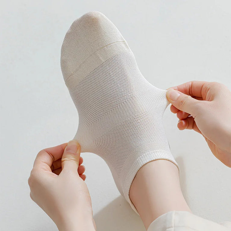 Bamboo Fiber Socks | 5-Pack Invisible Summer Liner