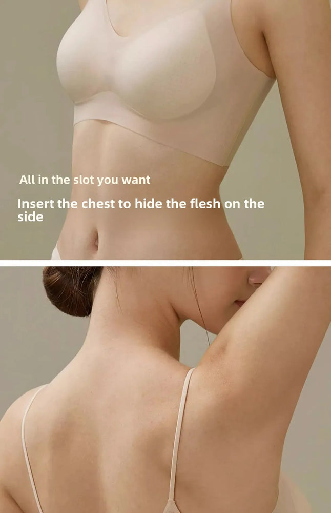 Cooling Ice Silk Seamless Bra | Lightweight Wireless Push-Up