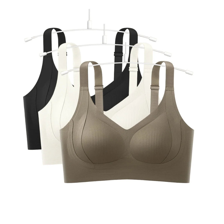 Seamless Push-Up Bra – High-Support Wireless Foundation