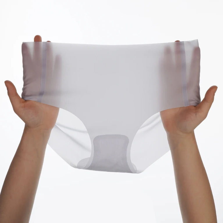 6pc Ice Silk Seamless Briefs | Ultra-Thin Quick-Dry