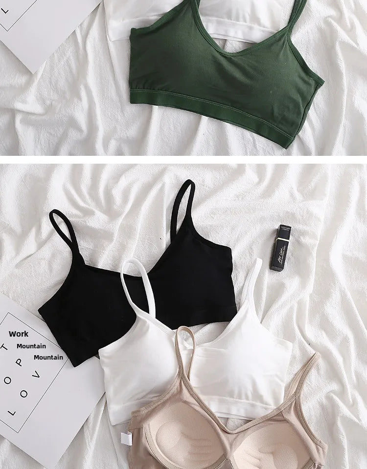 Pure Cotton Wireless Seamless Bra – Lightweight Everyday Comfort