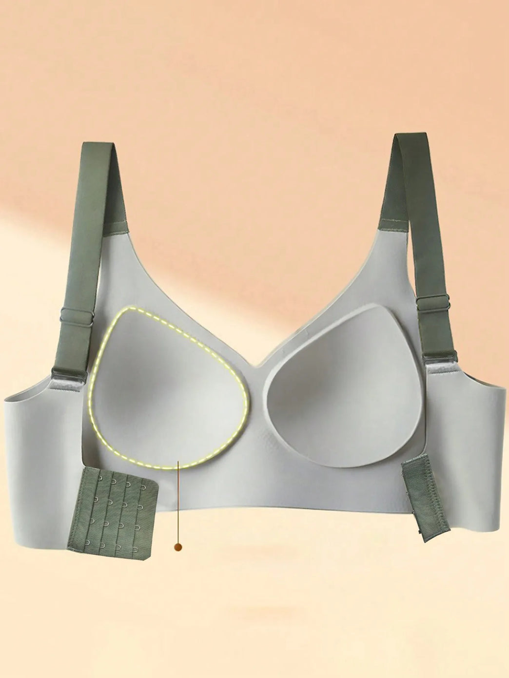 Seamless Soft Support Bralette | Wireless Large Bust Shaping