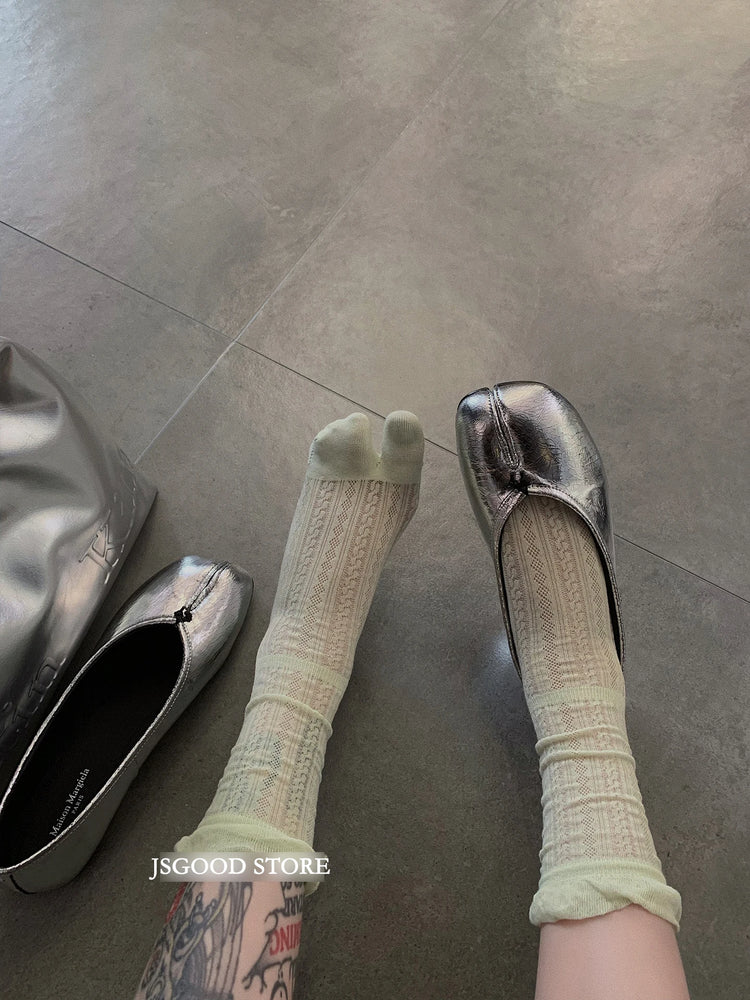 Summer Thin Tabi Socks | Breathable Two-Toed Mesh Cotton Set
