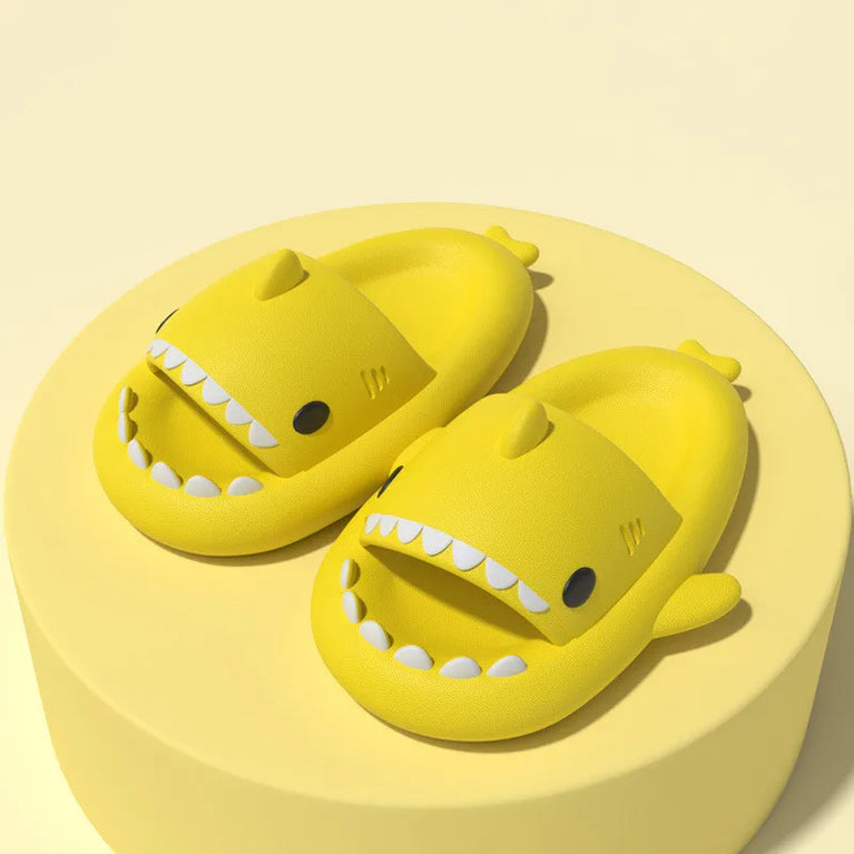 Cute Shark Platform Slides | Unisex Soft EVA Summer Sandals