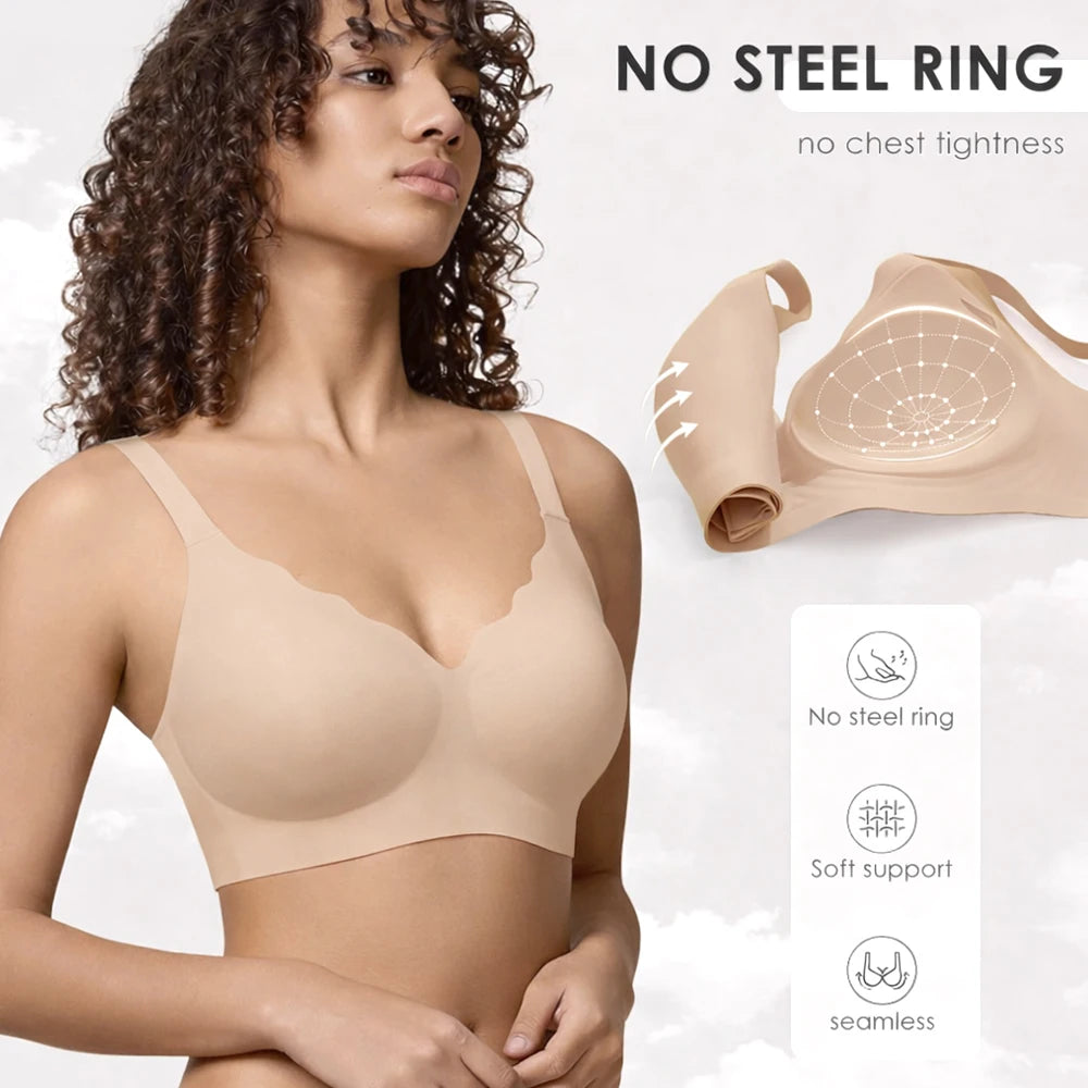 Seamless Wireless Bra | Full Coverage Supportive Fit