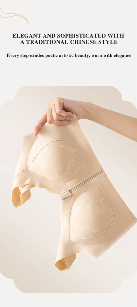 Post-Mastectomy Front-Zipper Bra | Wireless Recovery Fit
