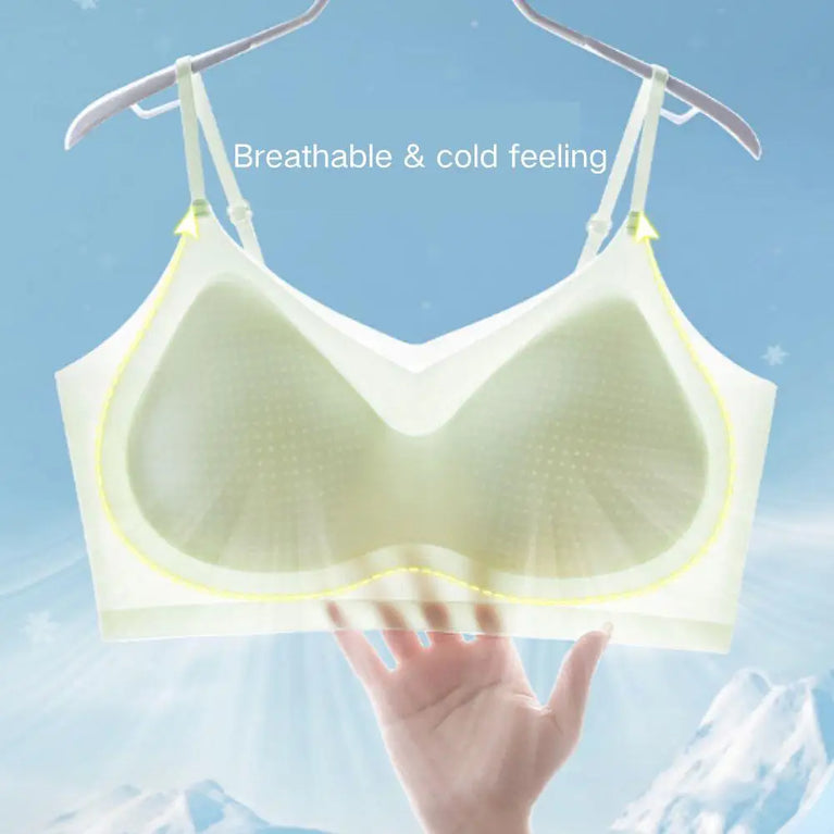 Ice Silk Bra | Seamless Air-Cooling Bralette