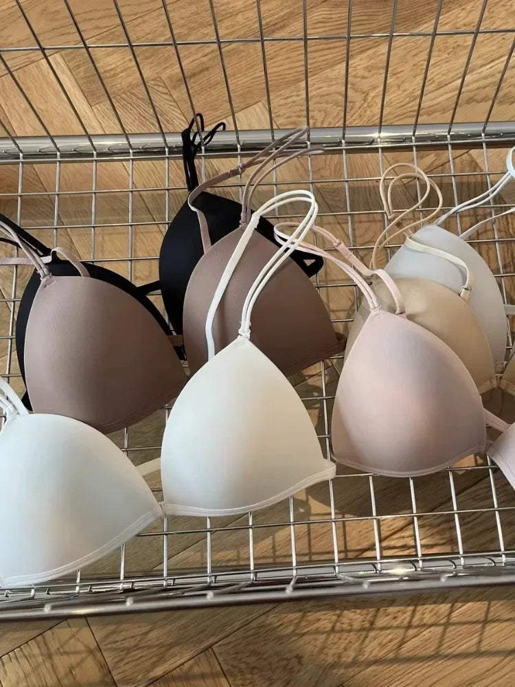 French Front-Closure Bralette | Seamless Triangle Cup