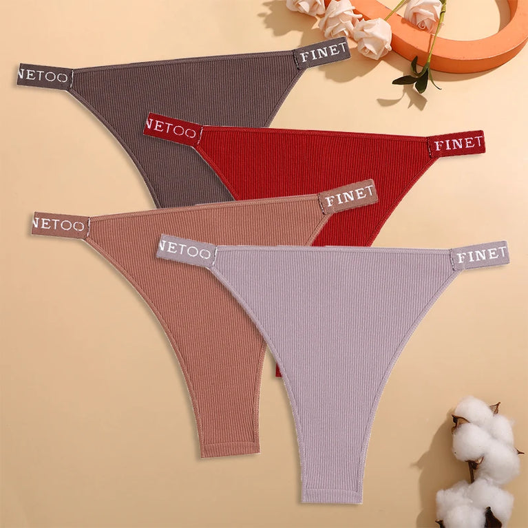 Seamless Cotton Briefs – Low-Rise Natural Comfort